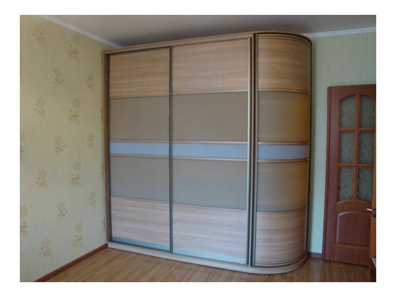 закругленный шкаф купе в Подольске