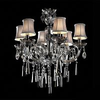 люстра md102743-6a от illuminati прозрачная/бежевая/ хром в Подольске