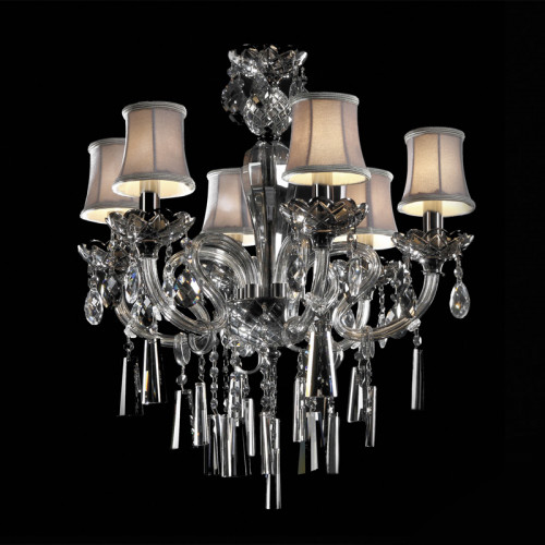 люстра md102743-6a от illuminati прозрачная/бежевая/ хром в Подольске