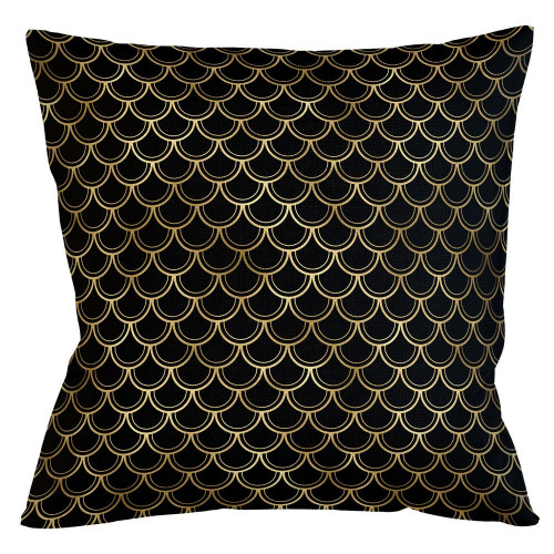 интерьерная подушка «чешуйки двойные» (ночь) в Подольске