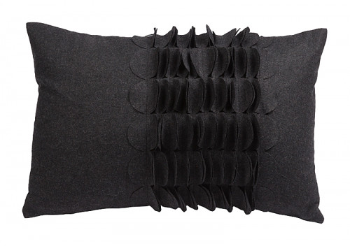 подушка с объемным узором giselle dark gray в Подольске