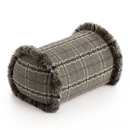 подушка большая-рол tartan green от gan в Подольске