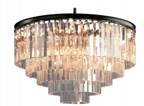 люстра odeon 5 rings черное основание в Подольске