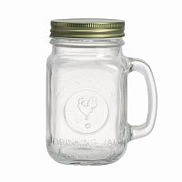 кружка с крышкой bormioli rocco drinking jar в Подольске
