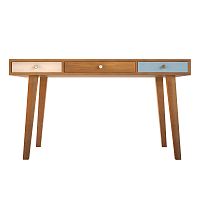 рабочий стол aquarelle birch с тремя ящиками разноцветный в Подольске