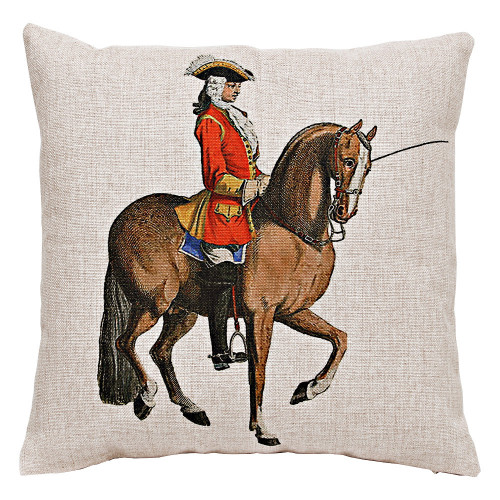 декоративная подушка «верховая езда, урок № 2» в Подольске