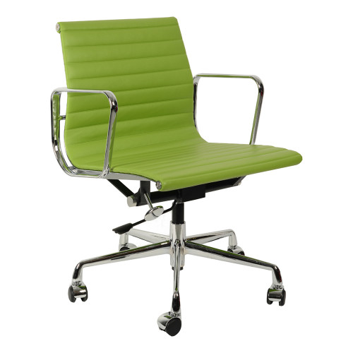 кресло eames style салатовая кожа в Подольске