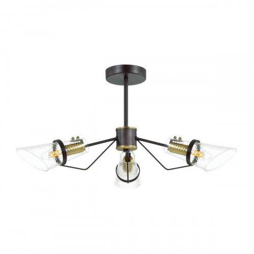 потолочная люстра lumion morgana 4404/3c коричневая в Подольске