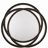 зеркало круглое черное большое диаметр 120 см round s в Подольске