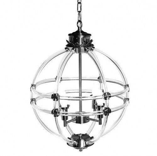 светильник подвесной d43 b64см серебро в Подольске