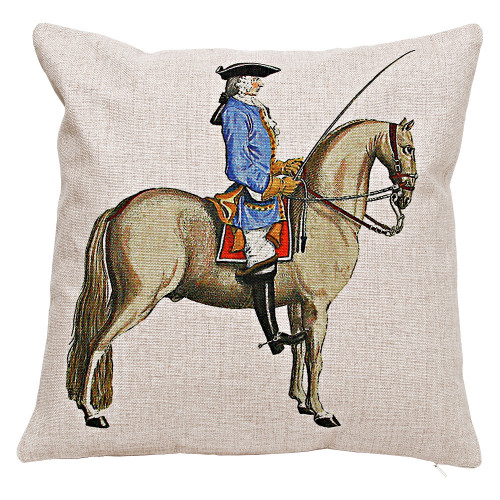 декоративная подушка «верховая езда, урок № 6» в Подольске