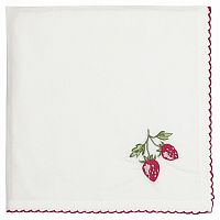 салфетка strawberry red w/embroidery в Подольске