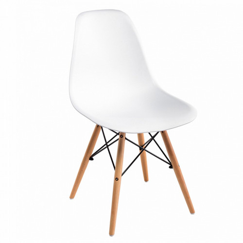 стул деревянный eames pc-015 white в Подольске