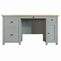 большой рабочий стол jules verne с узкой тумбой серый в Подольске