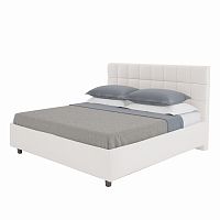 кровать подростковая с мягкой спинкой 140х200 серая wales в Подольске