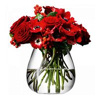 ваза округлая низкая flower 17 см в Подольске
