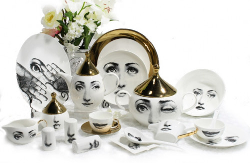 столовый сервиз пьеро форназетти golden faces в Подольске
