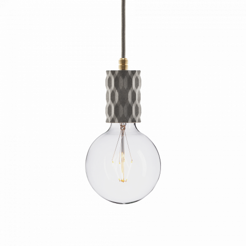 подвесной светильник beton glitter gray brass в Подольске