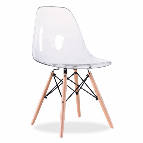 стул деревянный pc-015 прозрачный (eames style) в Подольске