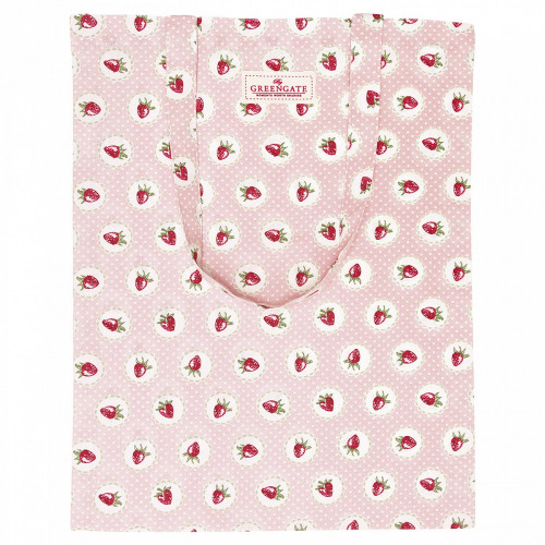 сумка хлопковая strawberry pale pink в Подольске