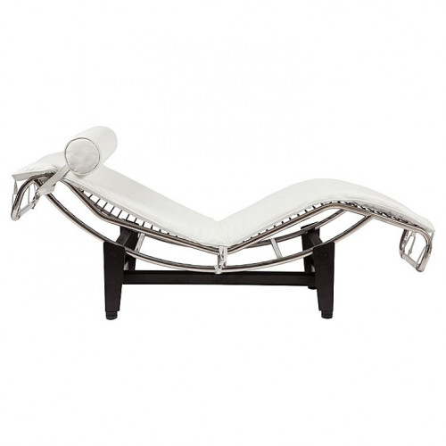 шезлонг chaise longue lc4 белый в Подольске