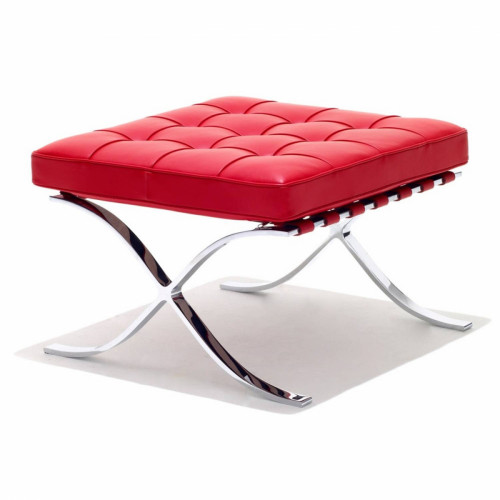 оттоманка barcelona кожа класса премиум красная в Подольске