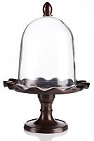 сервировочный поднос с куполом crystal dome dark в Подольске