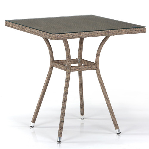 стол из иск. ротанга t282bnt-w56-70x70 light brown в Подольске