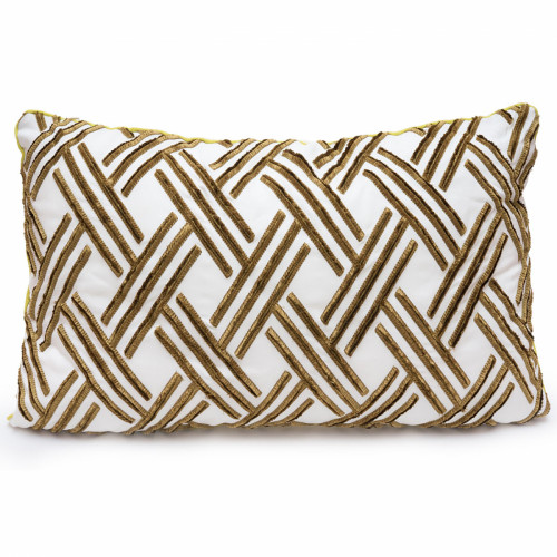 прямоугольная подушка декоративная с геометрическим узором в Подольске