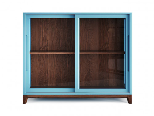 витрина case низкая голубая в Подольске