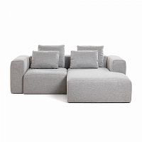 диван blok sofa 2 правый угол светло-серый от la forma (ex julia grup) в Подольске