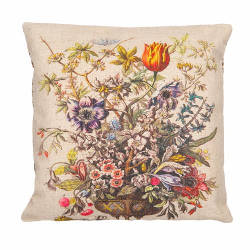 декоративная подушка «12 месяцев цветения», версия февраль в Подольске