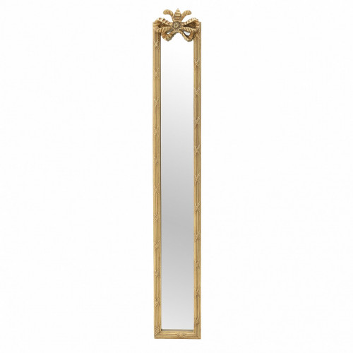зеркало настенное золотое узкое с бантом в Подольске