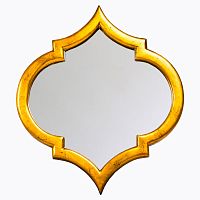 зеркало золотое фигурное 52х59 см доминик в Подольске