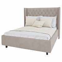 кровать подростковая с каретной стяжкой 140х200 серая wing-2 в Подольске