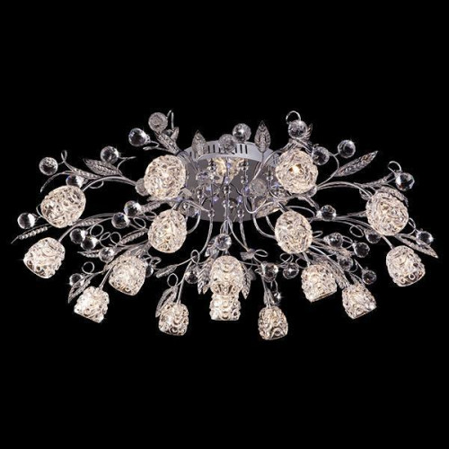 потолочная люстра eurosvet 5120/16 хром/синий+красный+фиолетовый в Подольске