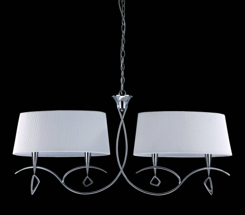 подвесная люстра mantra mara chrome - white 1642 в Подольске
