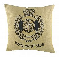 подушка с гербом королевского royal yacht club в Подольске