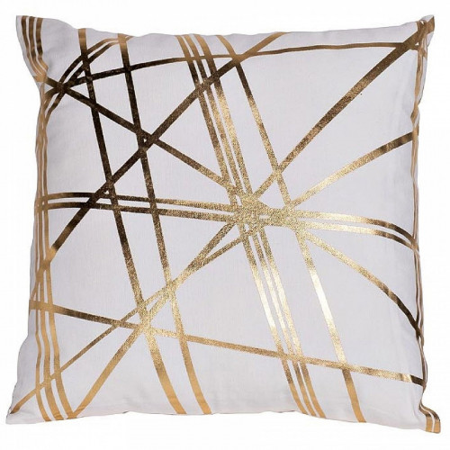 подушка квадратная золотые линии в Подольске