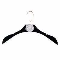 вешалка-плечики chanel чёрная с белым цветком для женской одежды в Подольске