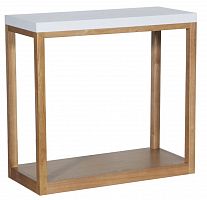 консоль hf14008-2 светло-коричневая с белой столешницей в Подольске