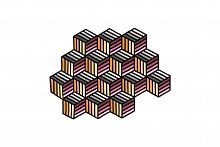 ковер parquet hexagon orange 305x188 от gan в Подольске