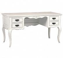 стол письменный марсель с узором, с состариванием, молочно-белый в Подольске