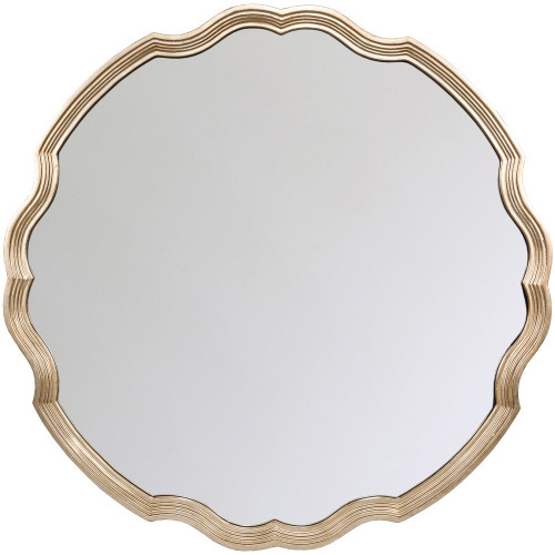зеркало большое круглое золотое в волнистой раме презент в Подольске