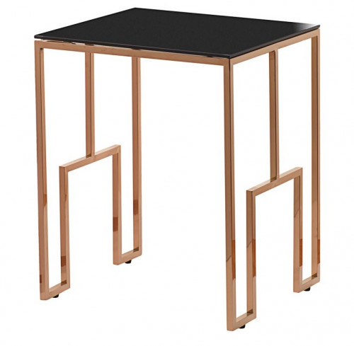 стол журнальный alpha 45х40х55 gold чёрный, золотой в Подольске