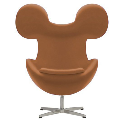 кресло egg mickey бежевое в Подольске