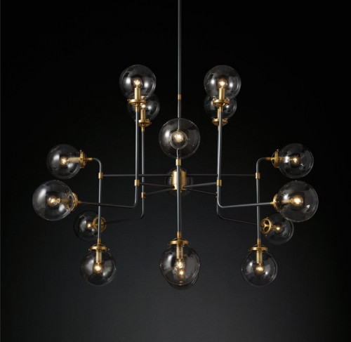 люстра bistro 16 черная, бронза в Подольске