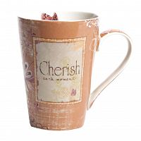 кружка cherish персикового цвета в Подольске