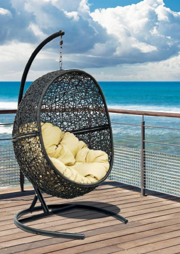 кресло подвесное lunar black в Подольске