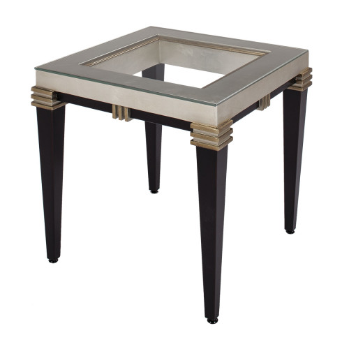 стол журнальный window бежевый, чёрный, прозрачный в Подольске